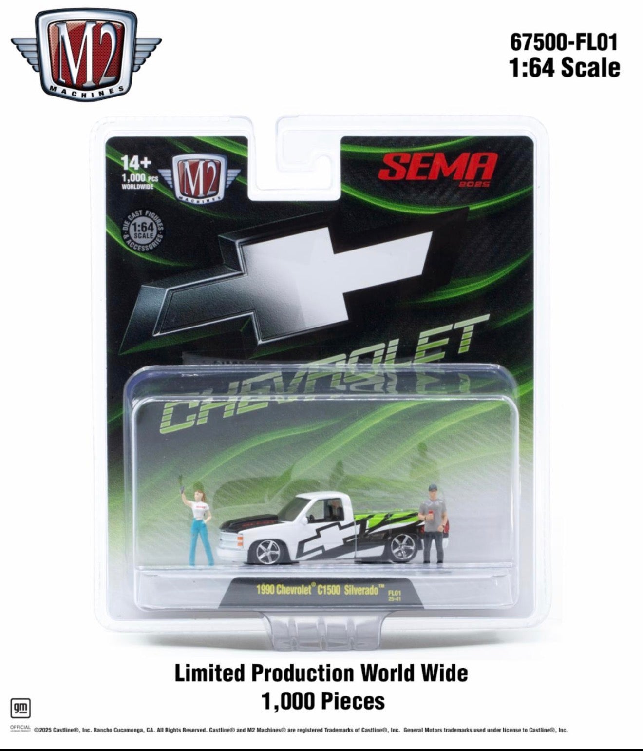 M2 1990 Chevrolet C1500 with/ auto-figs - SEMA 2025