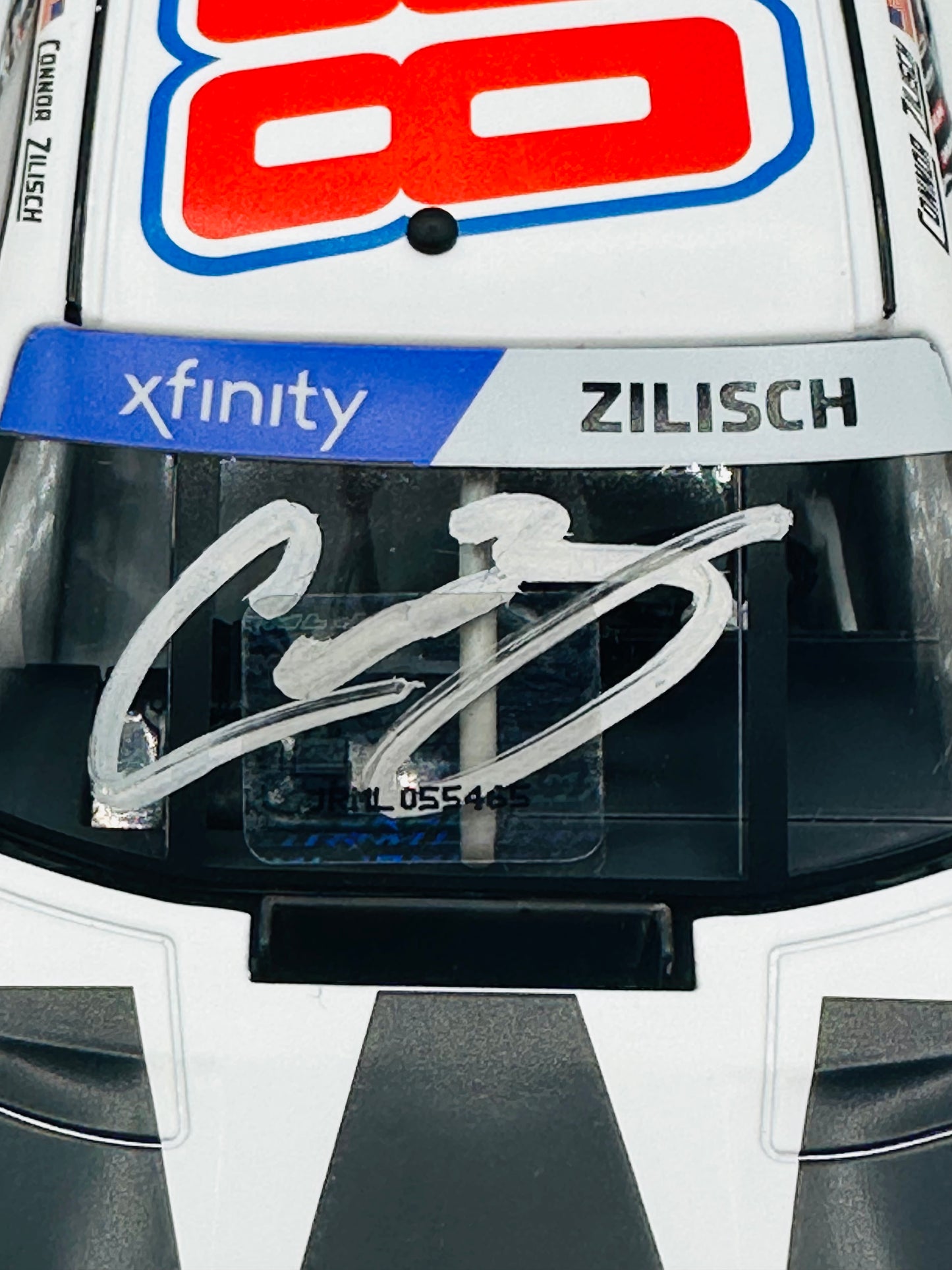 Connor Zilisch Autographed 2025 Weathertech 1:24 Nascar Diecast - FOIL NUMBER CAR - Xfinity Series