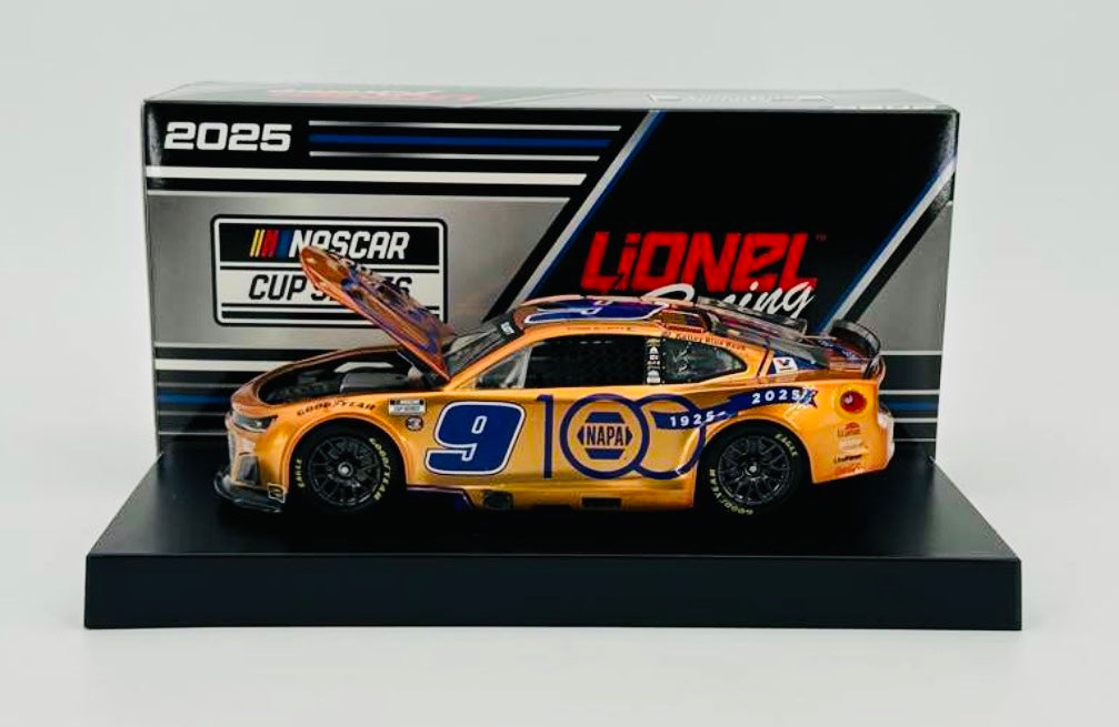 Chase Elliott 2025 NAPA 100th Anniversary 1:24 Liquid Color Nascar Diecast