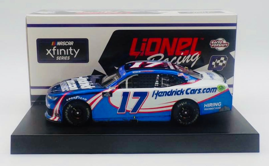 Kyle Larson 2024 Hendrickcars.com COTA Raced Win 1:24 Color Chrome Nascar Diecast-Xfinity Series **previously owned**