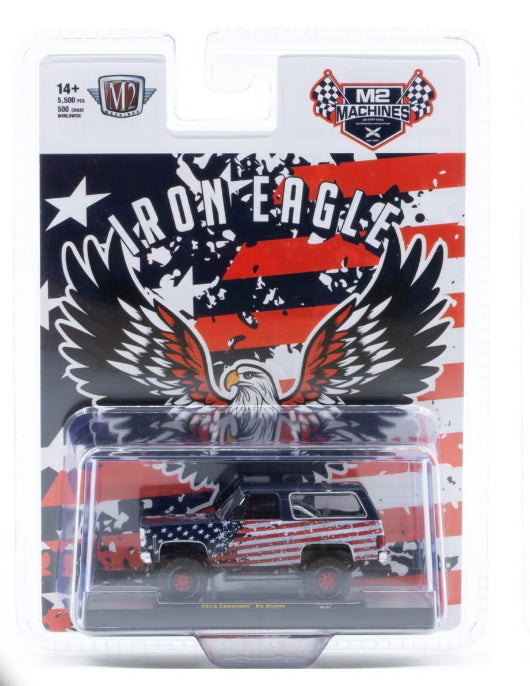 M2 Machines 1:64 1974 Chevrolet K5 Blazer “Iron Eagle” Model 31500-HS60-P2