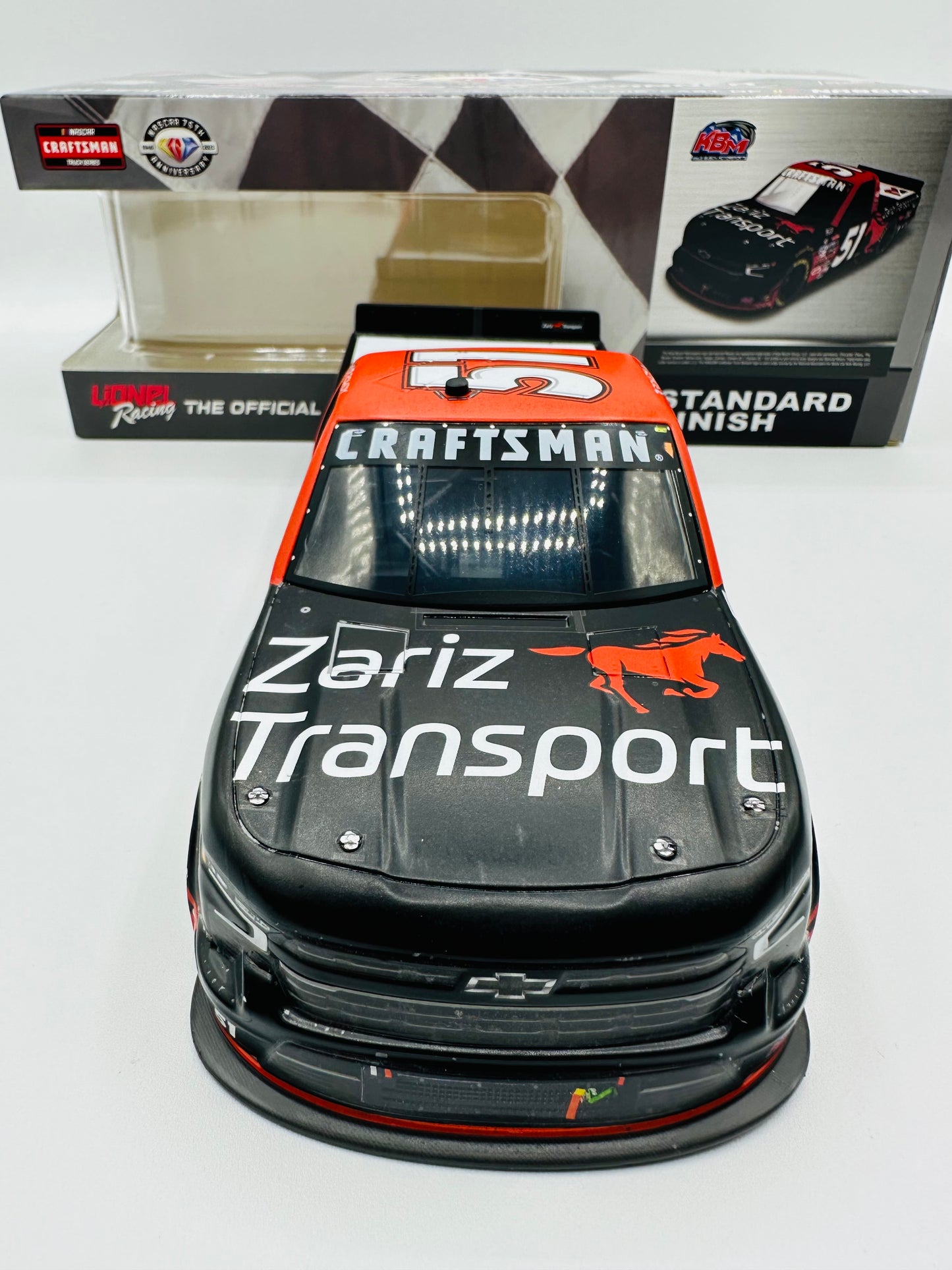 Kyle Busch 2023 Zariz Transport Pocono KBM 100th Race Win 1:24 Nascar Truck Series Diecast