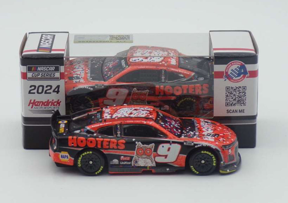 Chase Elliott 2024 Hooters / Texas Race Win 1:64 Nascar Cup Series Diecast