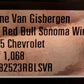 Shane Van Gisbergen 2025 Red Bull / Sonoma 7/13/25 Race Win 1:24 Nascar Cup Series Diecast