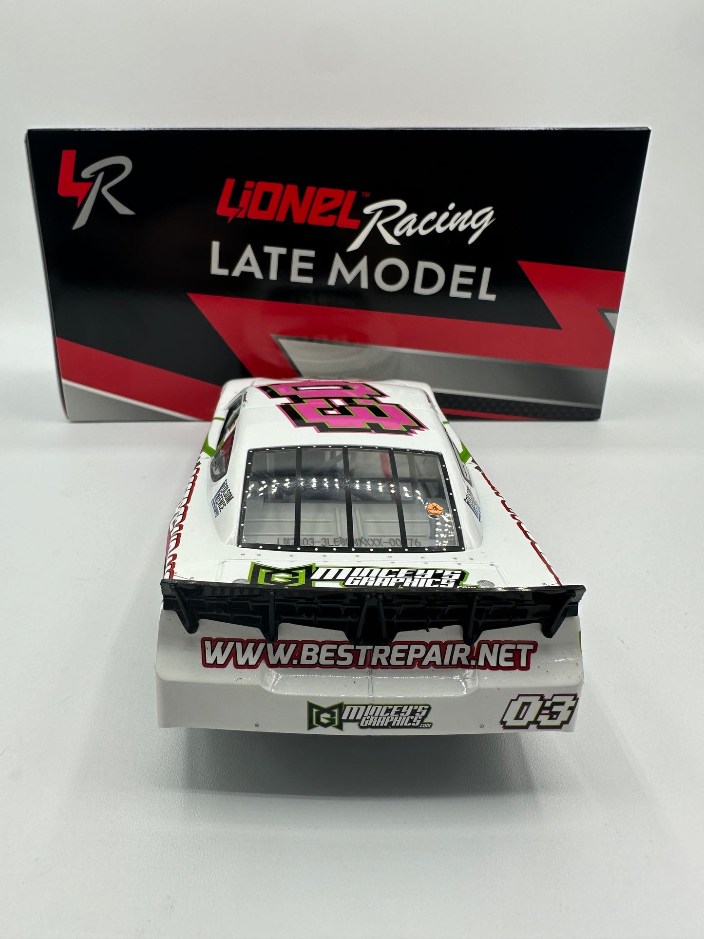 Brenden "Butterbean" Queen 2024 Best Repair / Leithcars.com 1:24 Late Model Stock Car Diecast