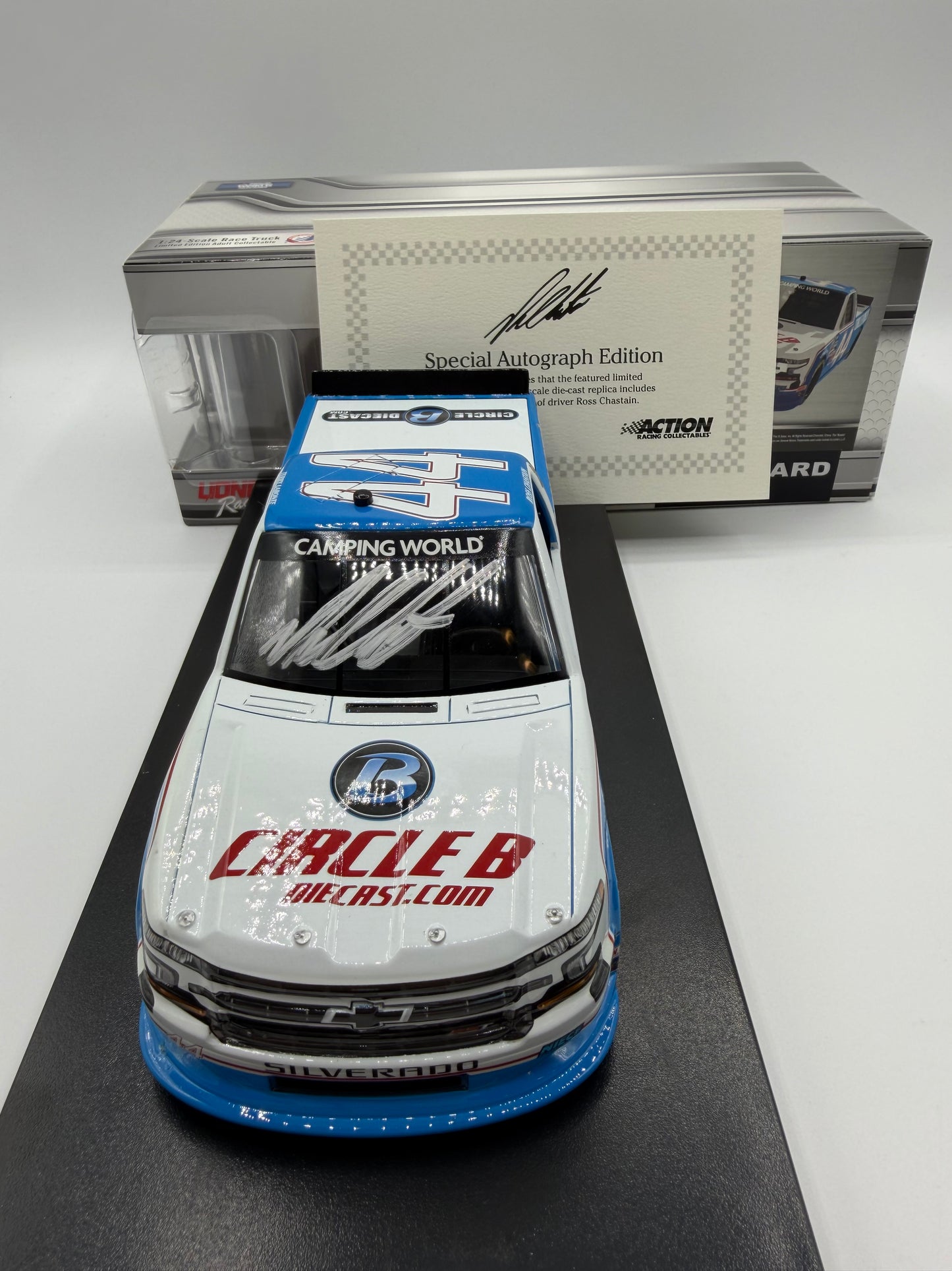 Ross Chastain Autographed 2021 CircleBDiecast.com/ Throwback to Terry Labonte Tribute 1:24