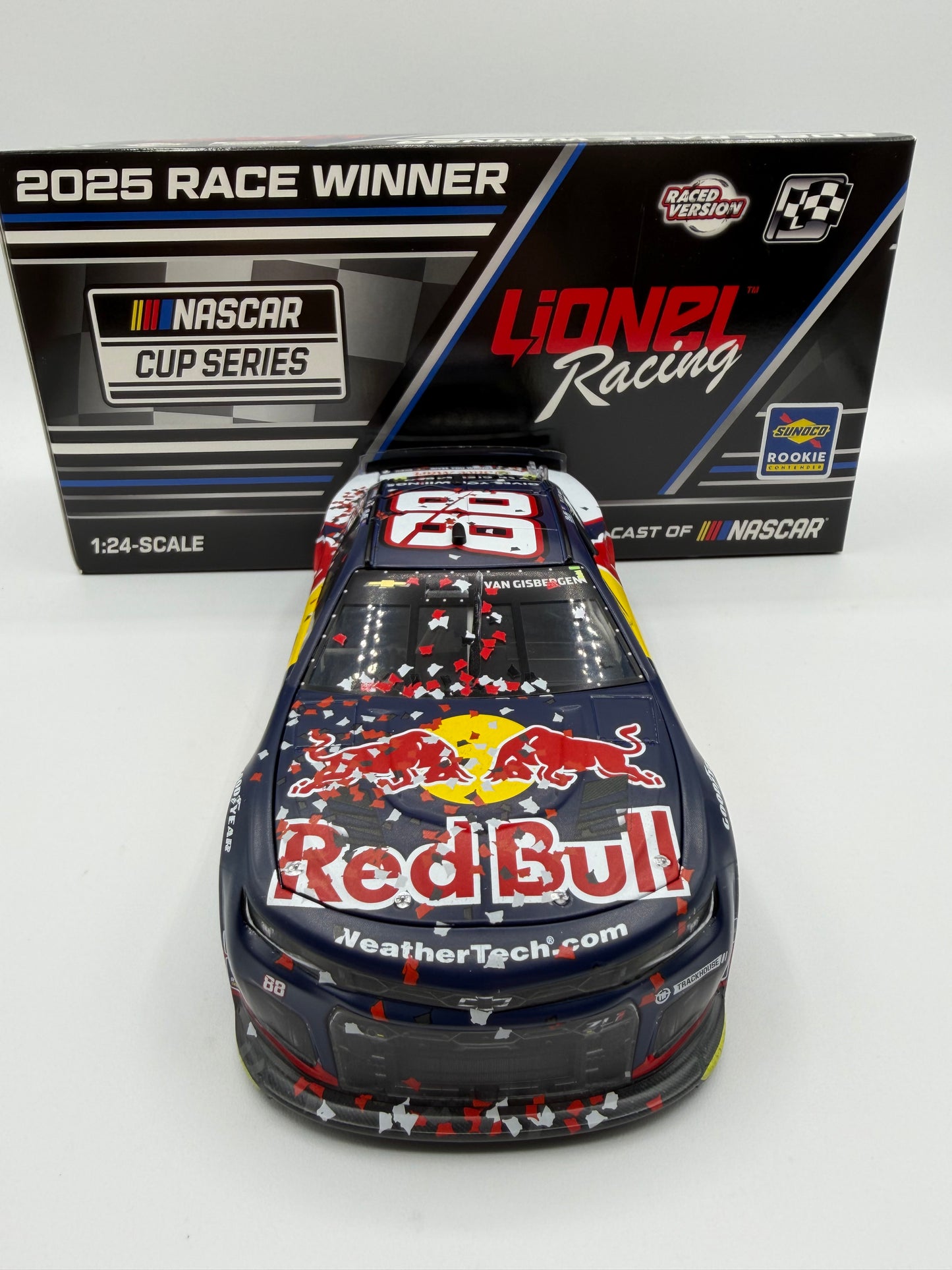 Shane Van Gisbergen 2025 Red Bull / Sonoma 7/13/25 Race Win 1:24 Nascar Cup Series Diecast