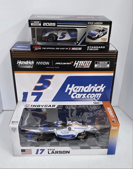 KYLE LARSON 2025 HENDRICKCARS.com H1100 1:24/1:18 2 PACK