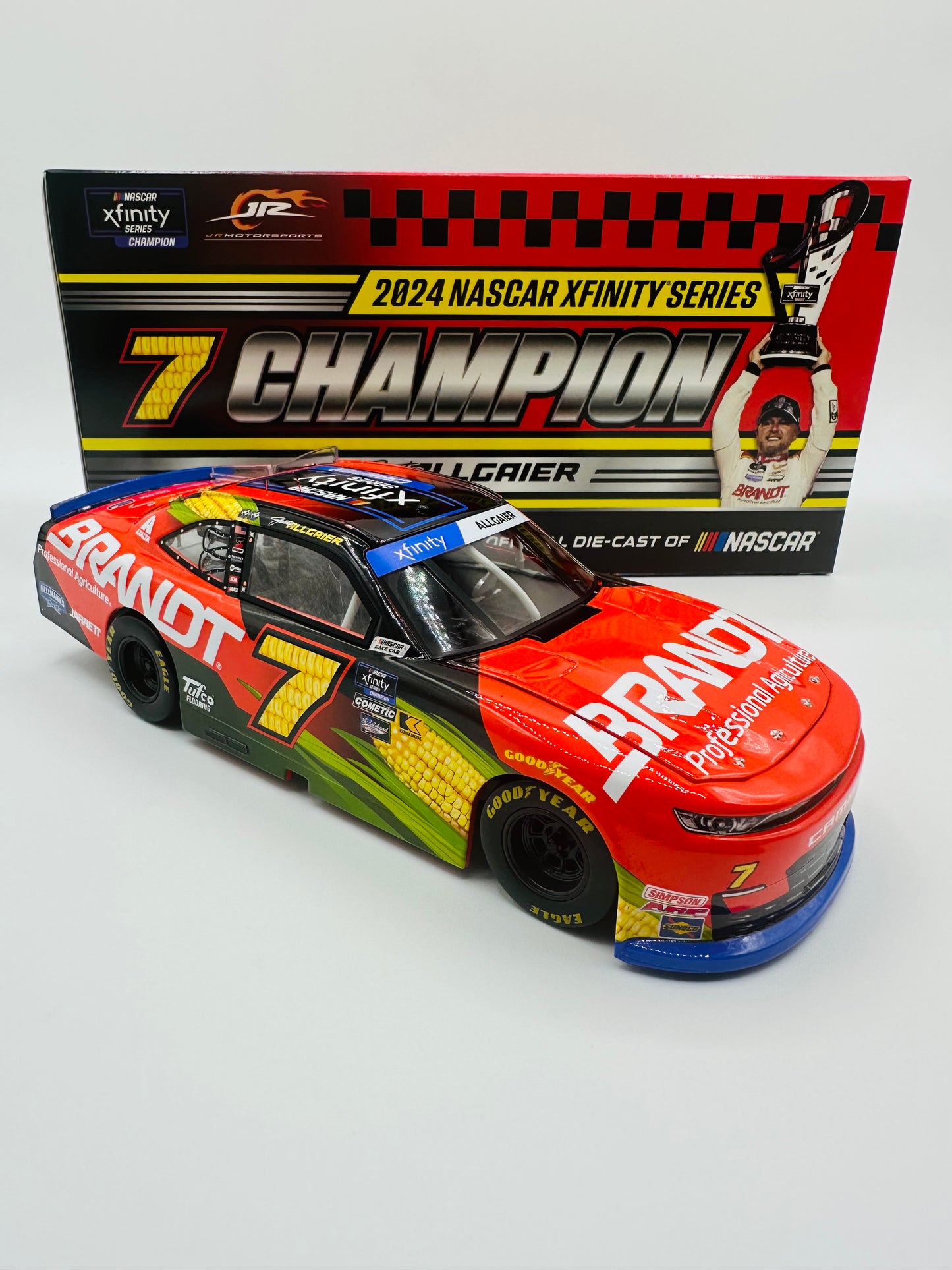 Justin Allgaier 2024 NASCAR Xfinity Series Champion 1:24 Diecast