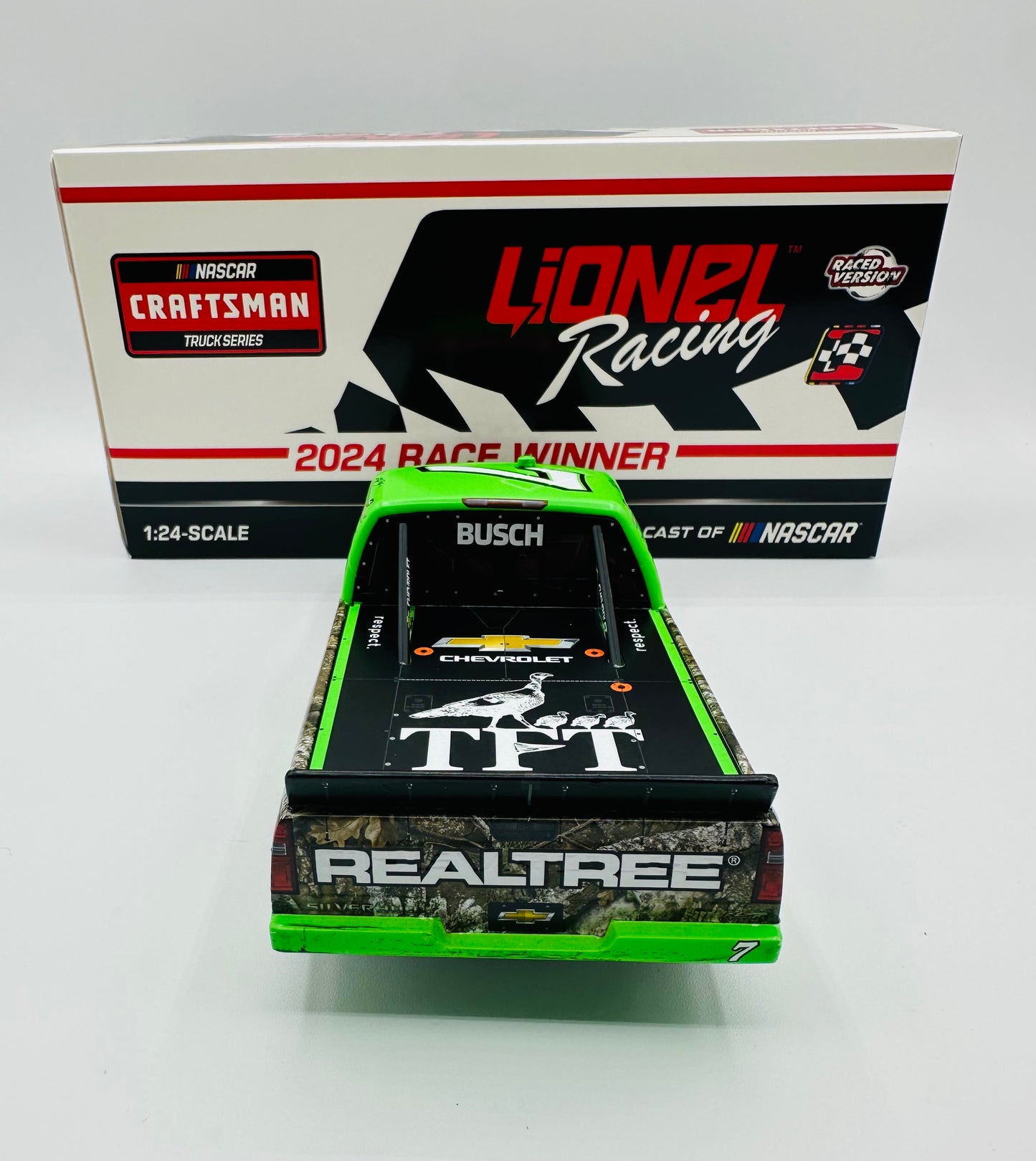 Kyle Busch 2024 Realtree Texas Race Win 1:24 Nascar Craftsman Truck Series Diecast