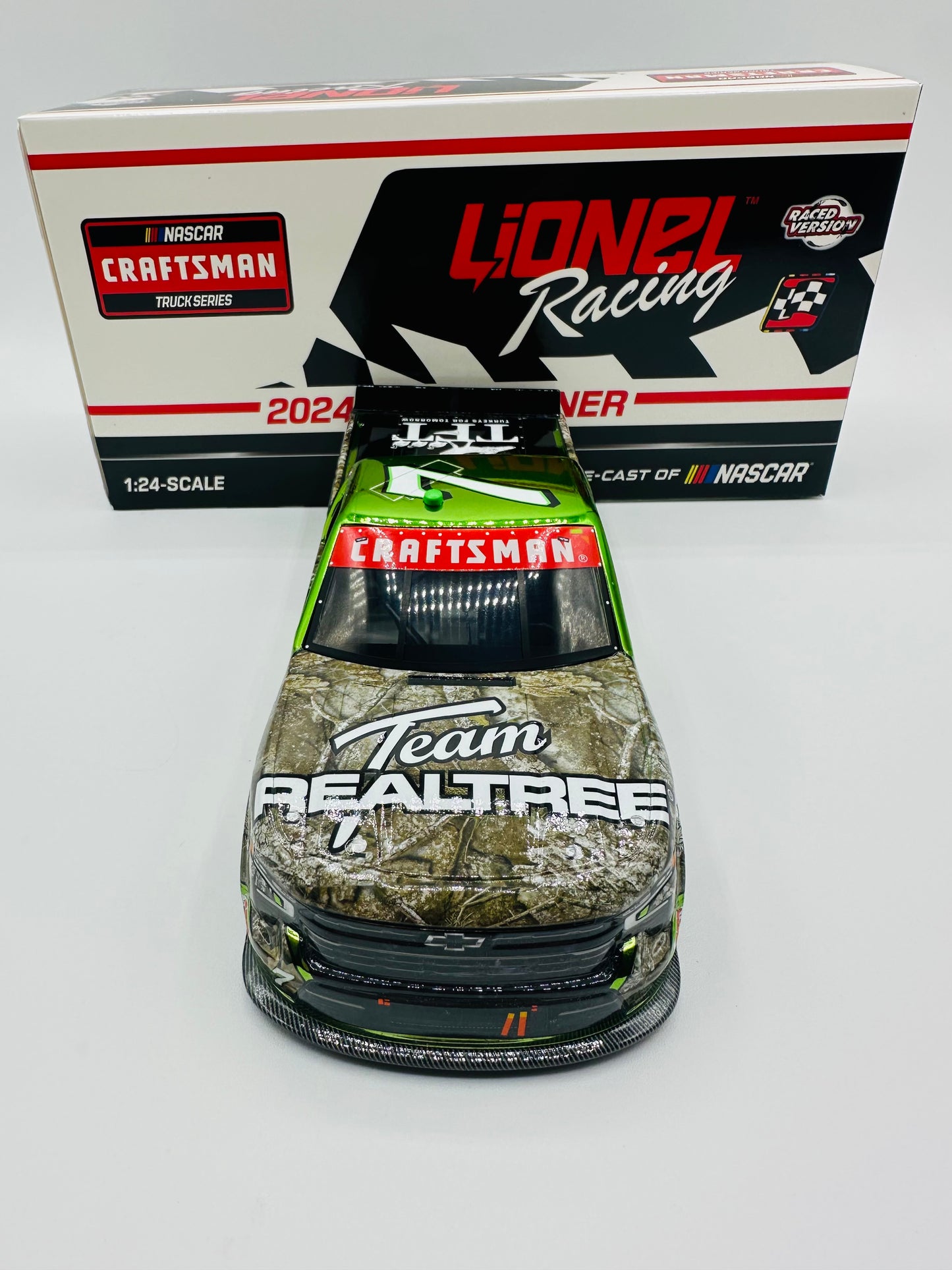 Kyle Busch 2024 Realtree Texas Race Win 1:24 Nascar Craftsman Truck Series Diecast Color Chrome