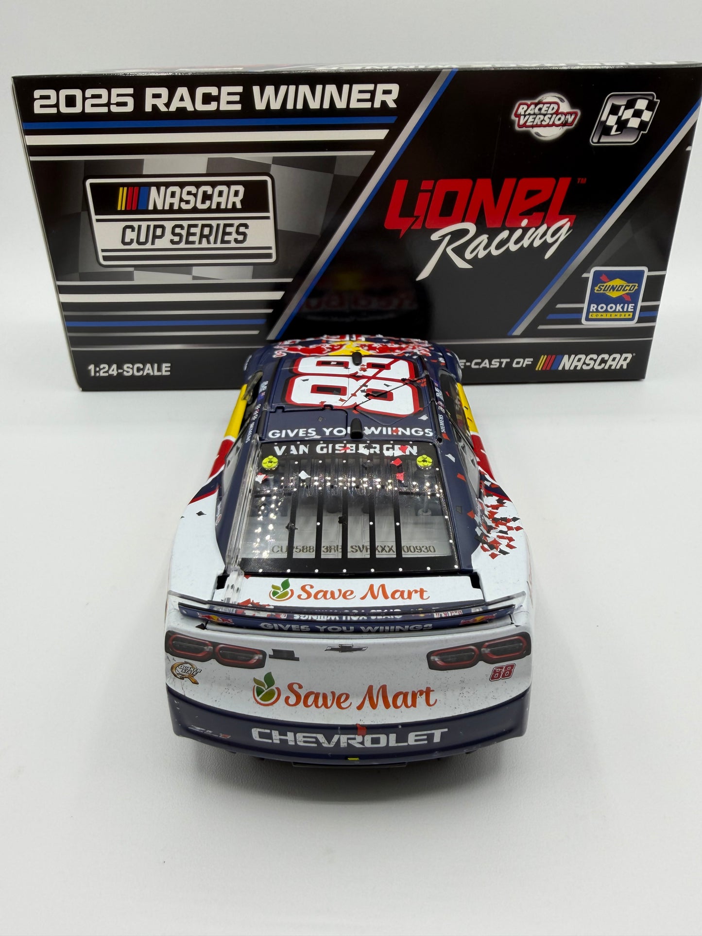 Shane Van Gisbergen 2025 Red Bull / Sonoma 7/13/25 Race Win 1:24 Nascar Cup Series Diecast