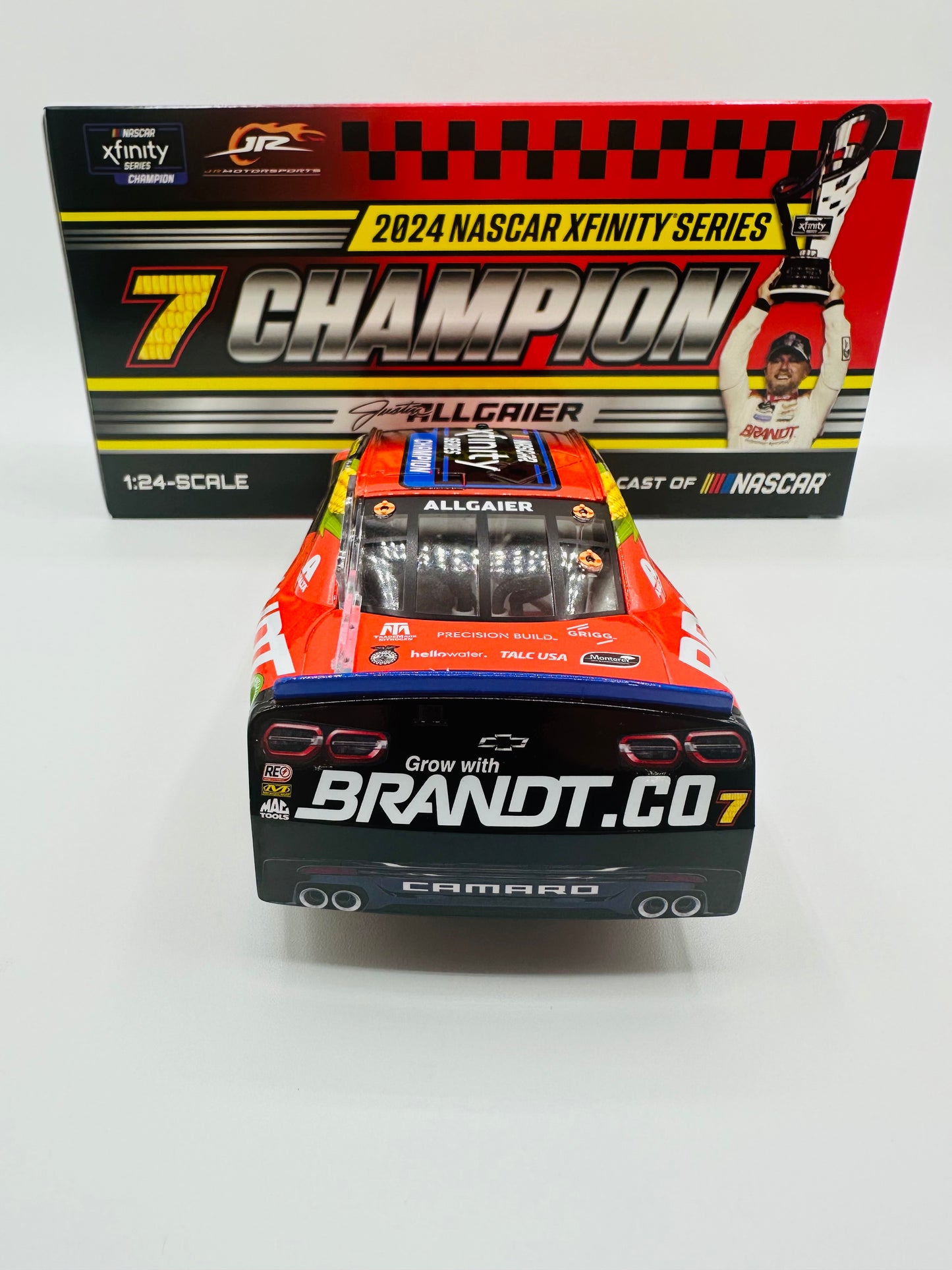 Justin Allgaier 2024 NASCAR Xfinity Series Champion 1:24 Diecast