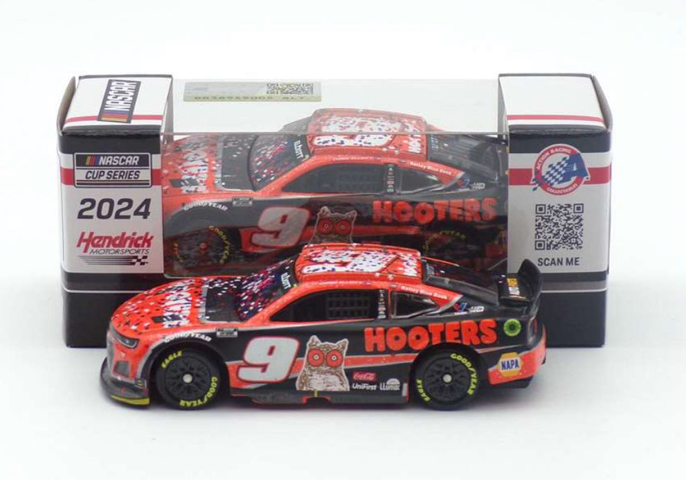 Chase Elliott 2024 Hooters / Texas Race Win 1:64 Nascar Cup Series Diecast