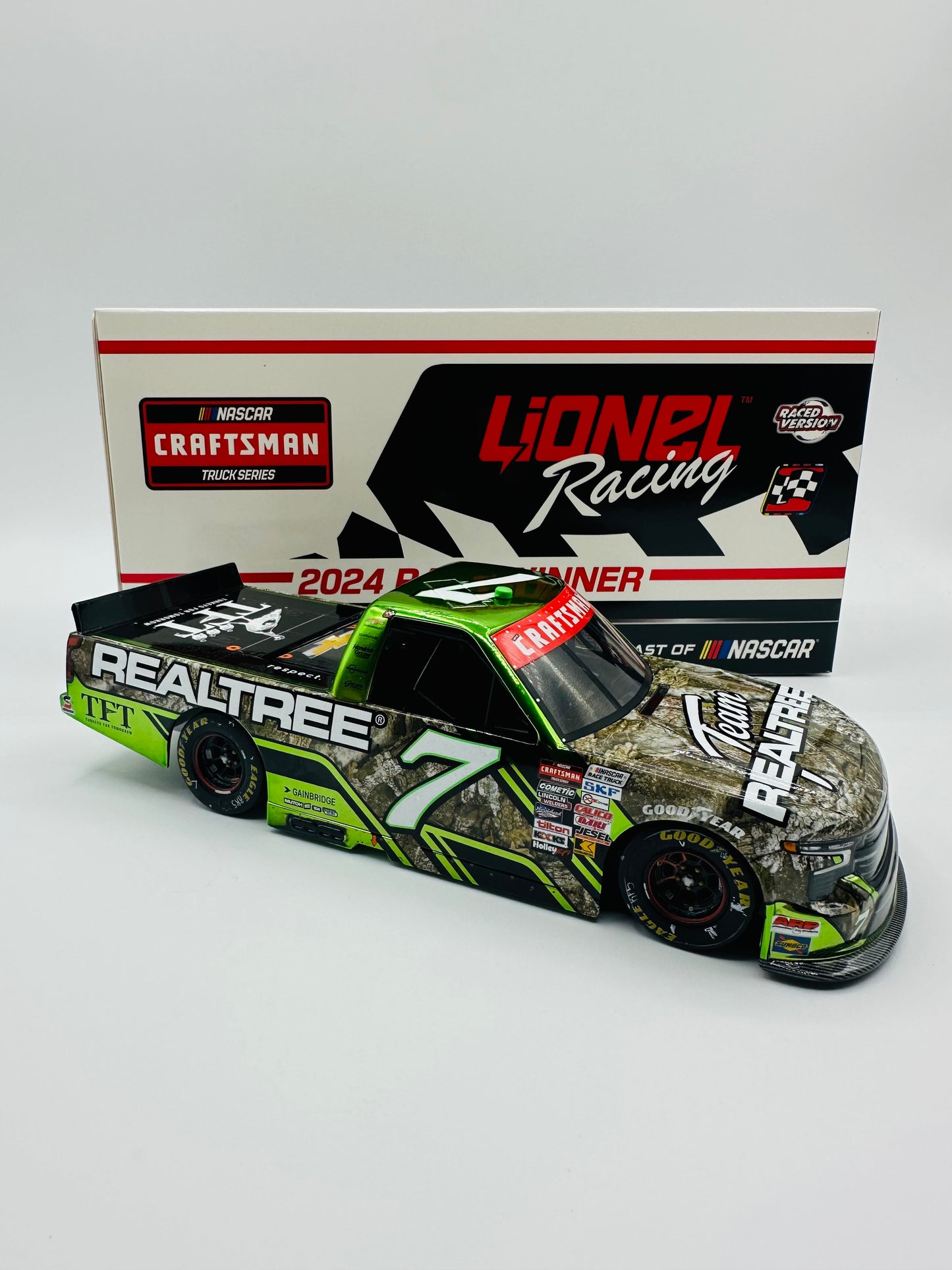 Kyle Busch 2024 Realtree Texas Race Win 1:24 Nascar Craftsman Truck Series Diecast Color Chrome