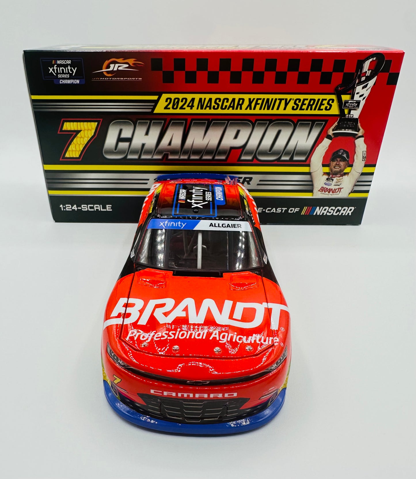 Justin Allgaier 2024 NASCAR Xfinity Series Champion 1:24 Diecast