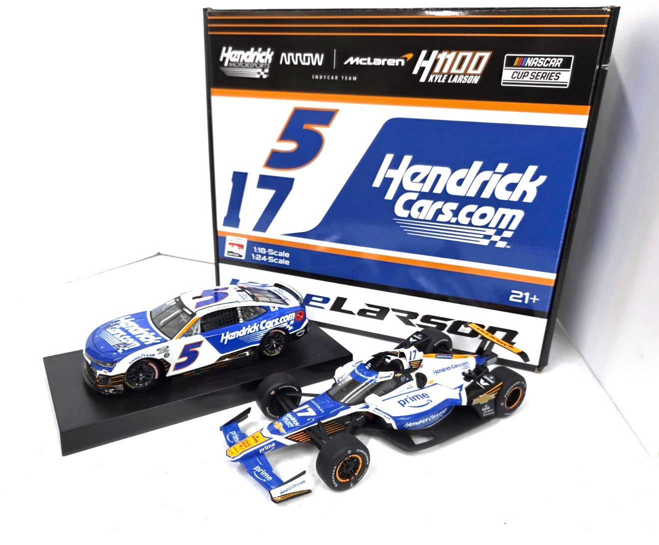 KYLE LARSON 2025 HENDRICKCARS.com H1100 1:24/1:18 2 PACK