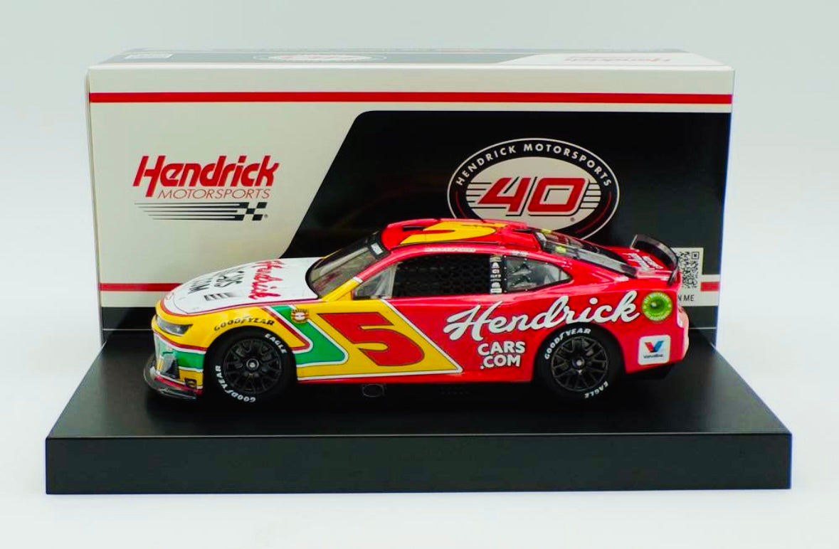 Kyle Larson 2024 Hendrickcars.com Throwback 1:24 Nascar Cup Series Diecast