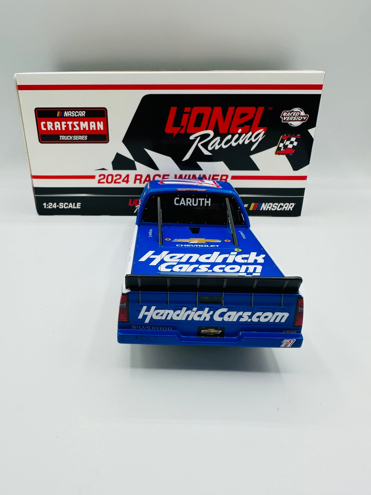 Rajah Caruth 2024 Hendrickcars.com Las Vegas Race Win 1:24 Nascar Truck Series Diecast