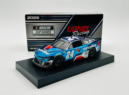 William Byron 2025 Valvoline 1:24 Color Chrome Nascar cup Series Diecast