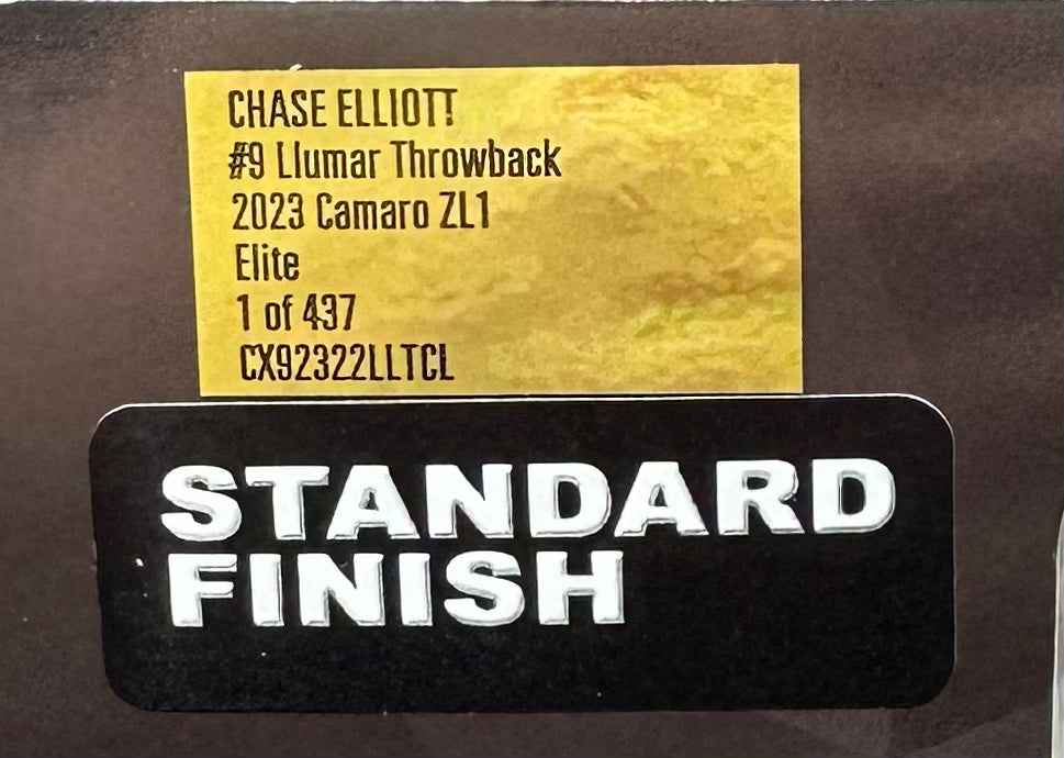 Chase Elliott 2023 Llumar Darlington Throwback 1:24 Elite Nascar Cup Series