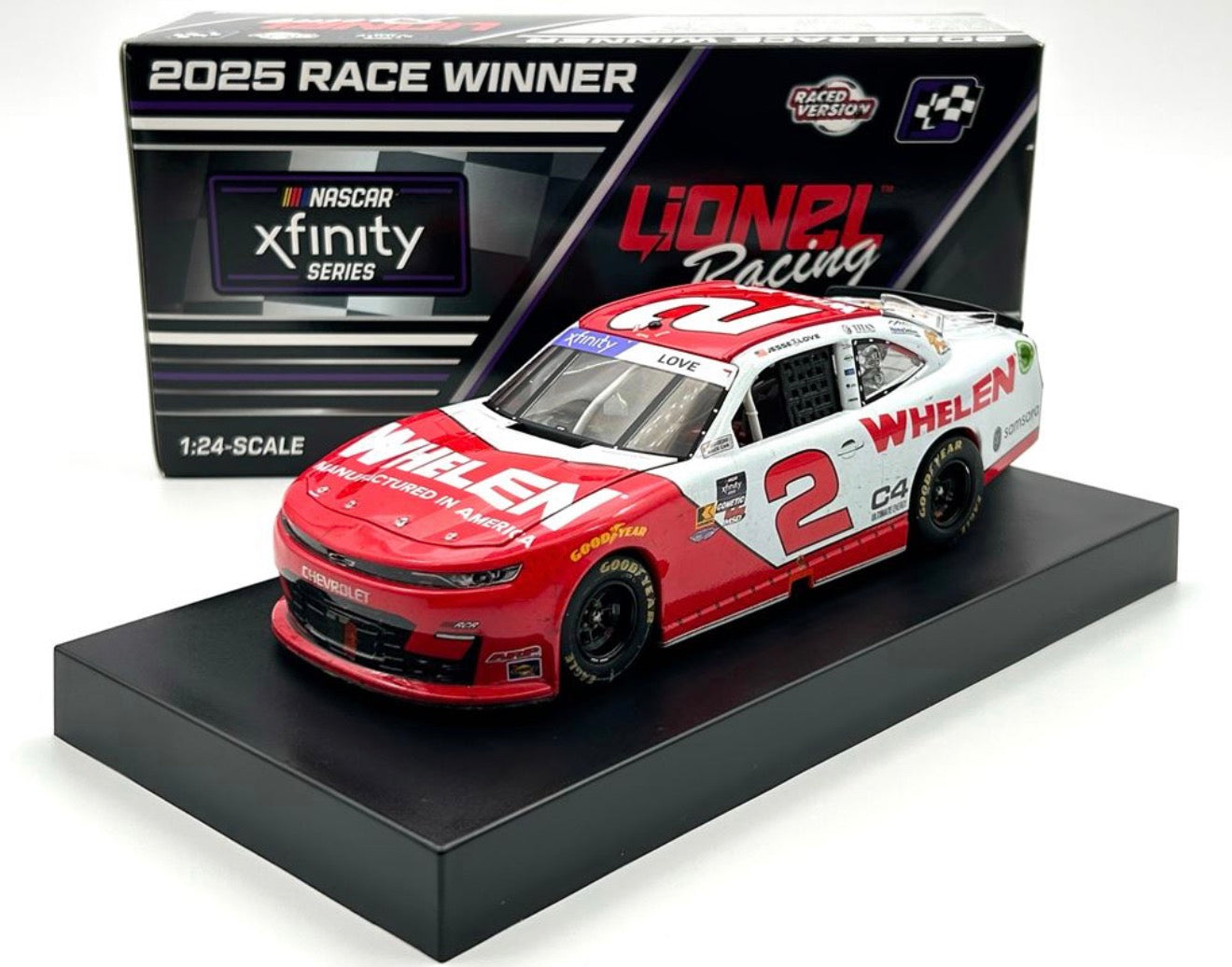 Jesse Love 2025 Whelen Daytona Race Win 1:24 Nascar Diecast - Xfinity Series