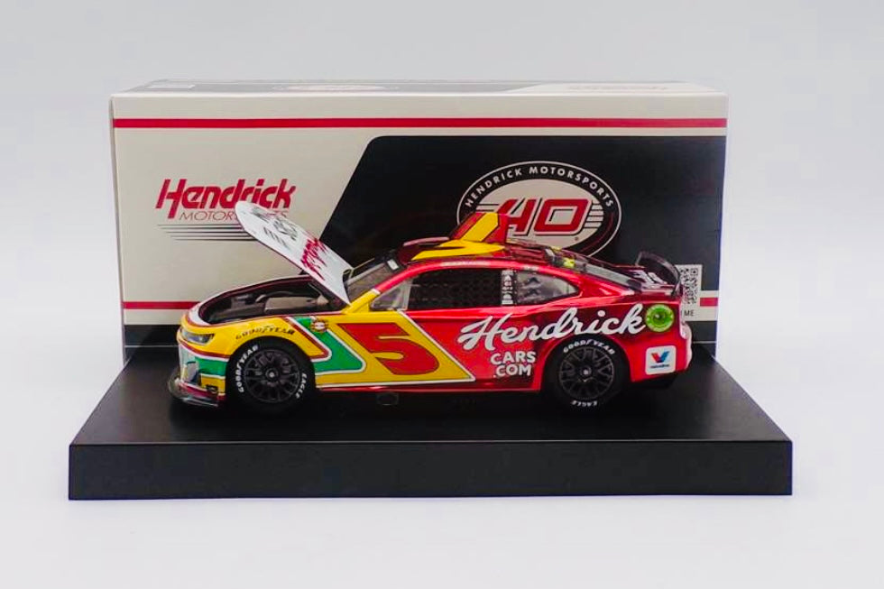 Kyle Larson 2024 Hendrickcars.com Throwback 1:24 Color Chrome Nascar Cup Series Diecast