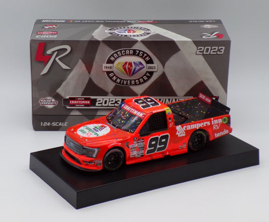 Ben Rhodes 2023 Campers Inn RV Charlotte Race Win 1:24 Nascar Truck Series Diecast