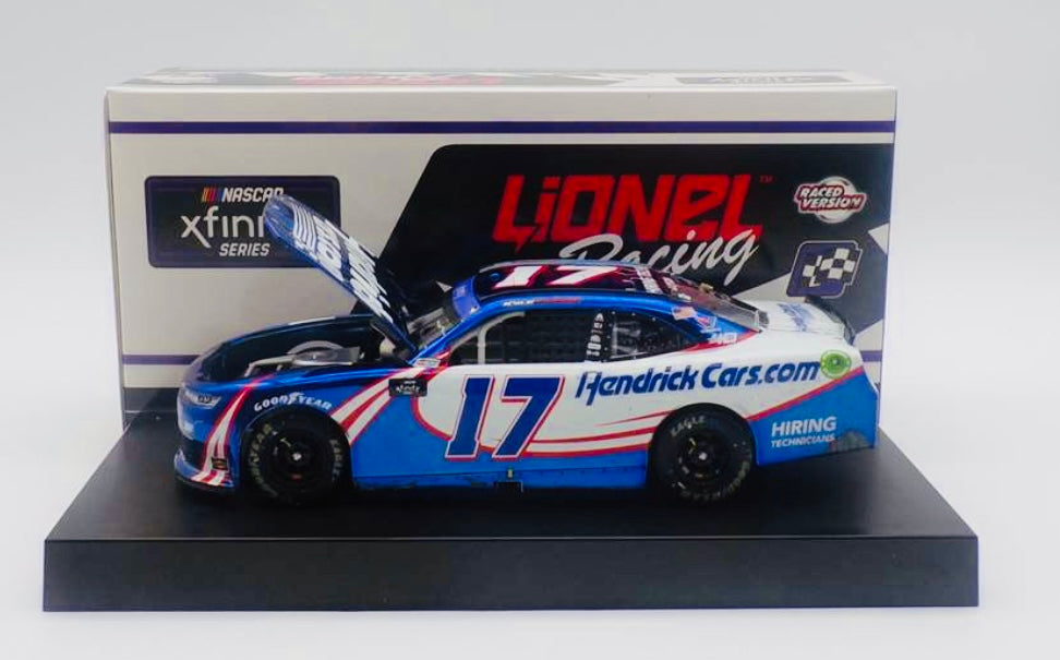 Kyle Larson 2024 Hendrickcars.com COTA Raced Win 1:24 Color Chrome Nascar Diecast-Xfinity Series **previously owned**