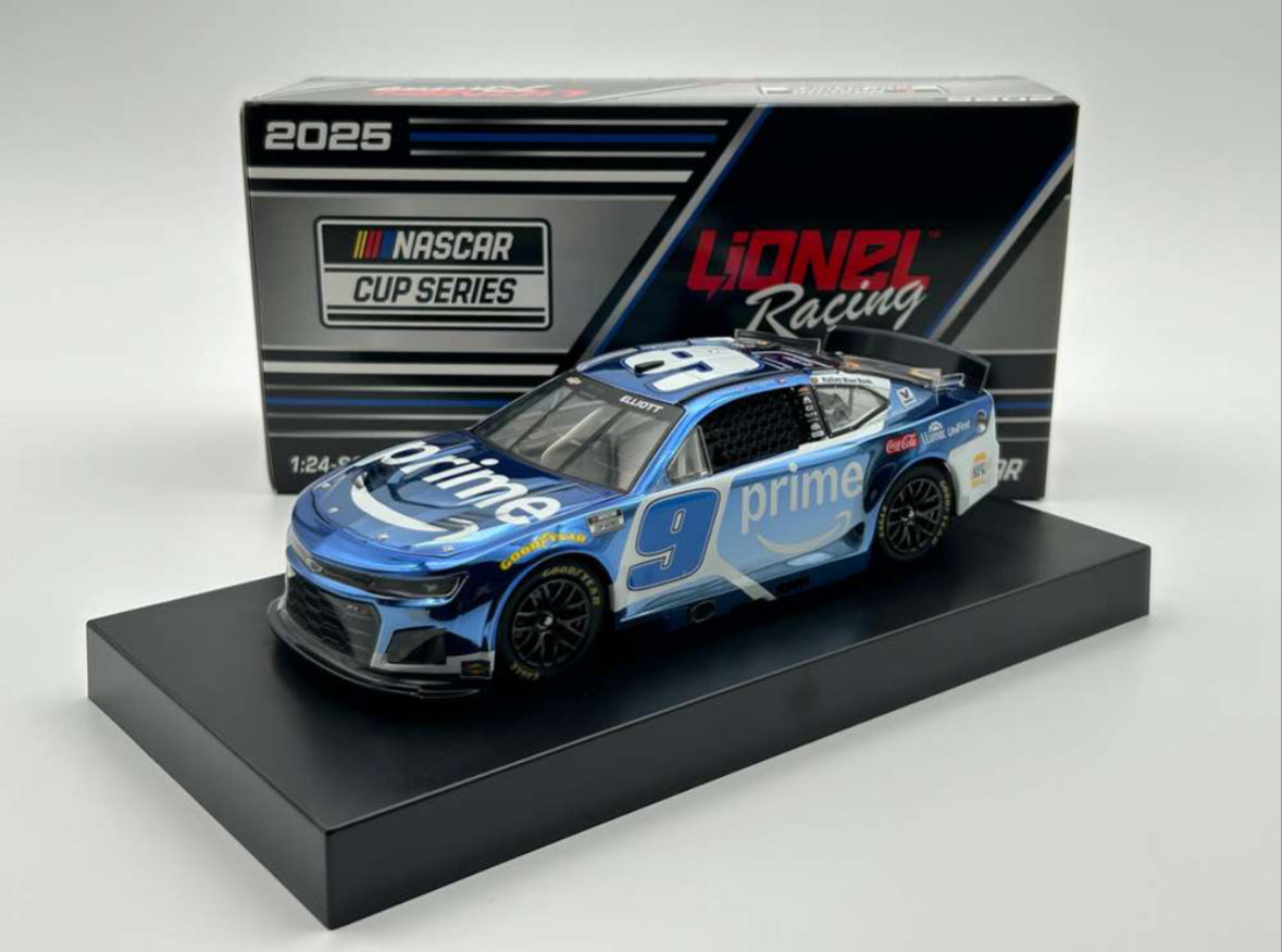 Chase Elliott 2025 Amazon Prime 1:24 Color Chrome Nascar Cup Series Diecast