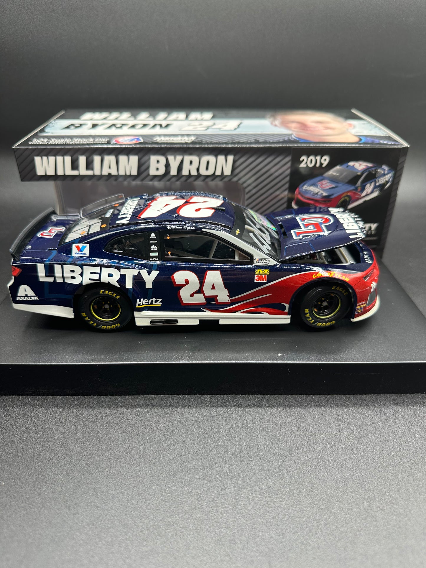 William Byron Autographed 2019 Liberty University 1:24 Nascar Cup Series Diecast