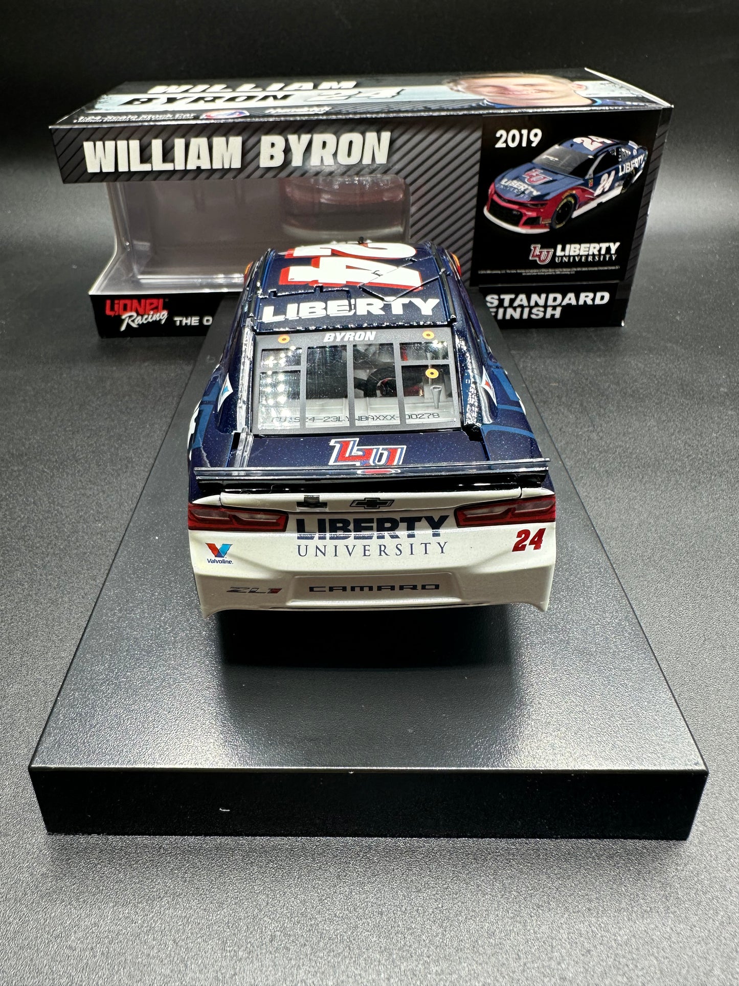 William Byron Autographed 2019 Liberty University 1:24 Nascar Cup Series Diecast