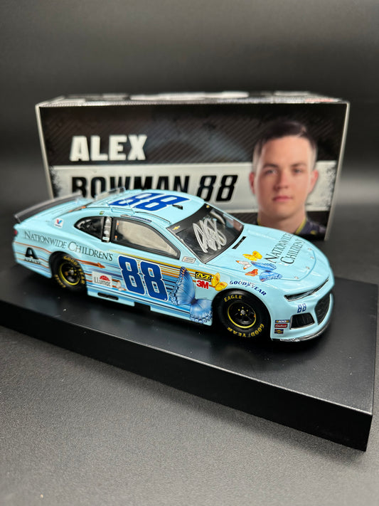 Alex Bowman Autographed 2019 Nationwide Children's Hospital 1:24 Nascar Cup Series