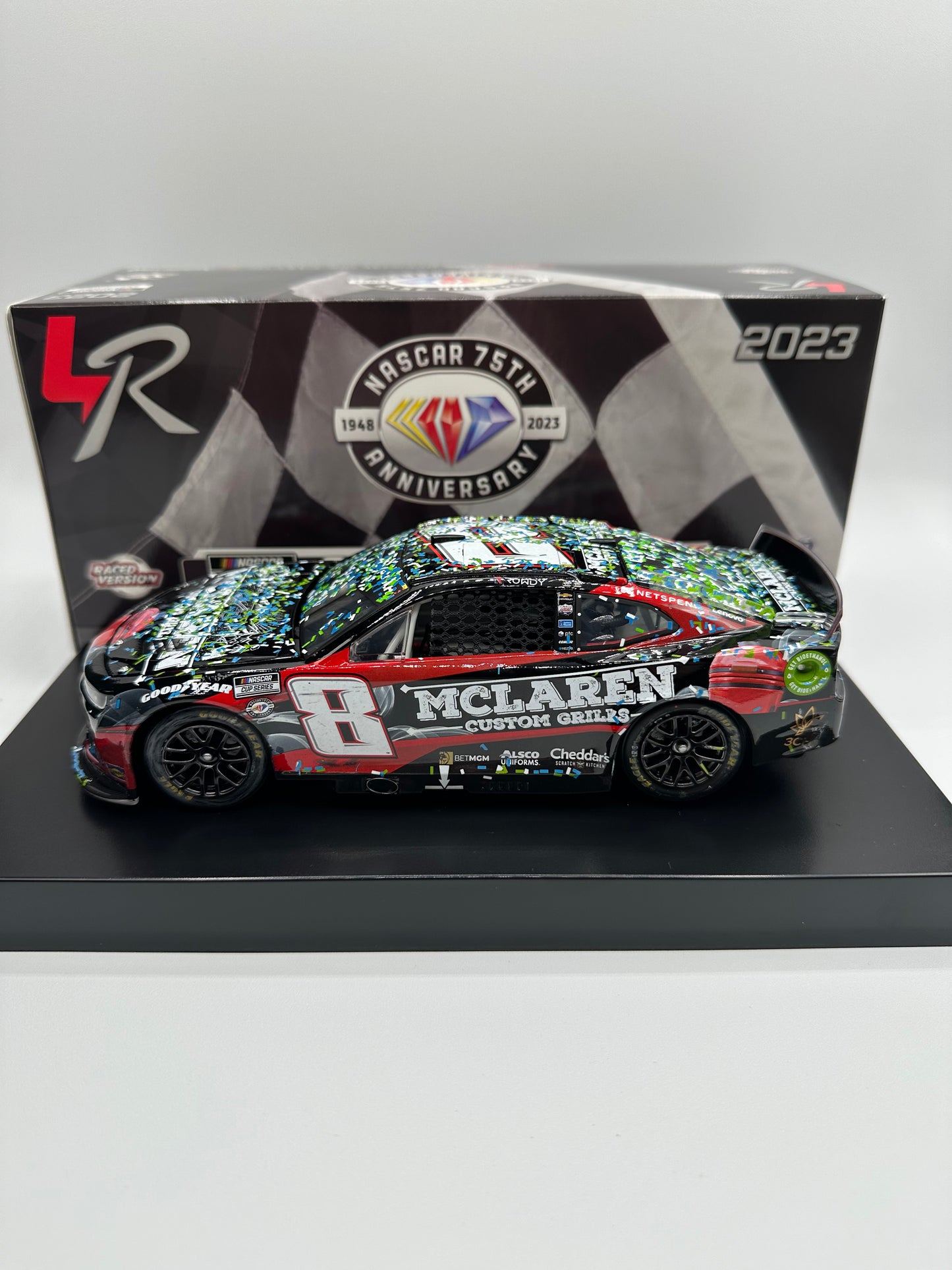 Kyle Busch 2023 McLaren Custom Grills Talladega Race Win 1:24 Nascar Cup Series Diecast