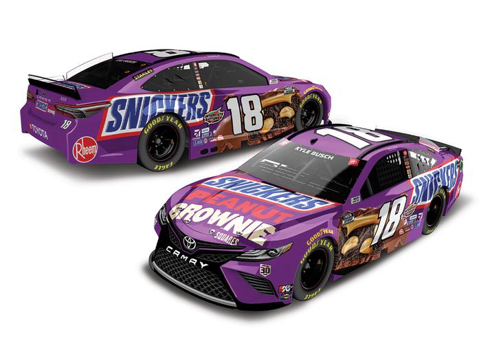 Kyle Busch 2021 Snickers Peanut Brownie 1:24 Nascar Cup Series Diecast