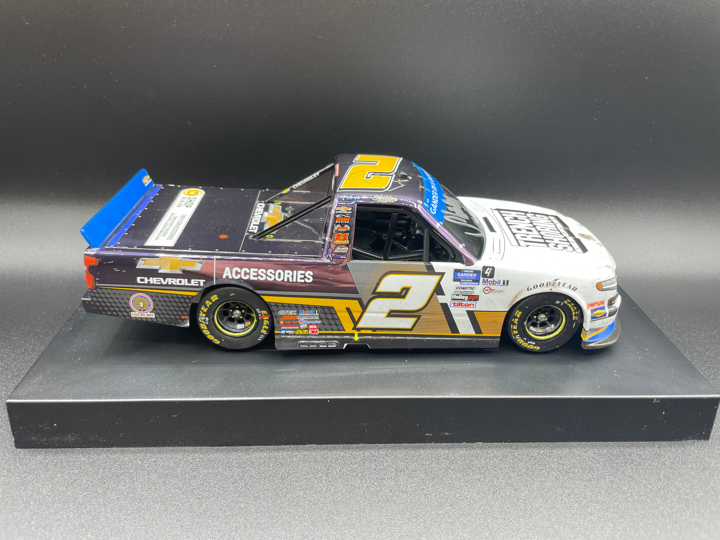 Sheldon Creed Autographed 2020 Chevy Accessories Phoenix Playoff Race Win 1:24 Color Chrome Nascar Truck Series