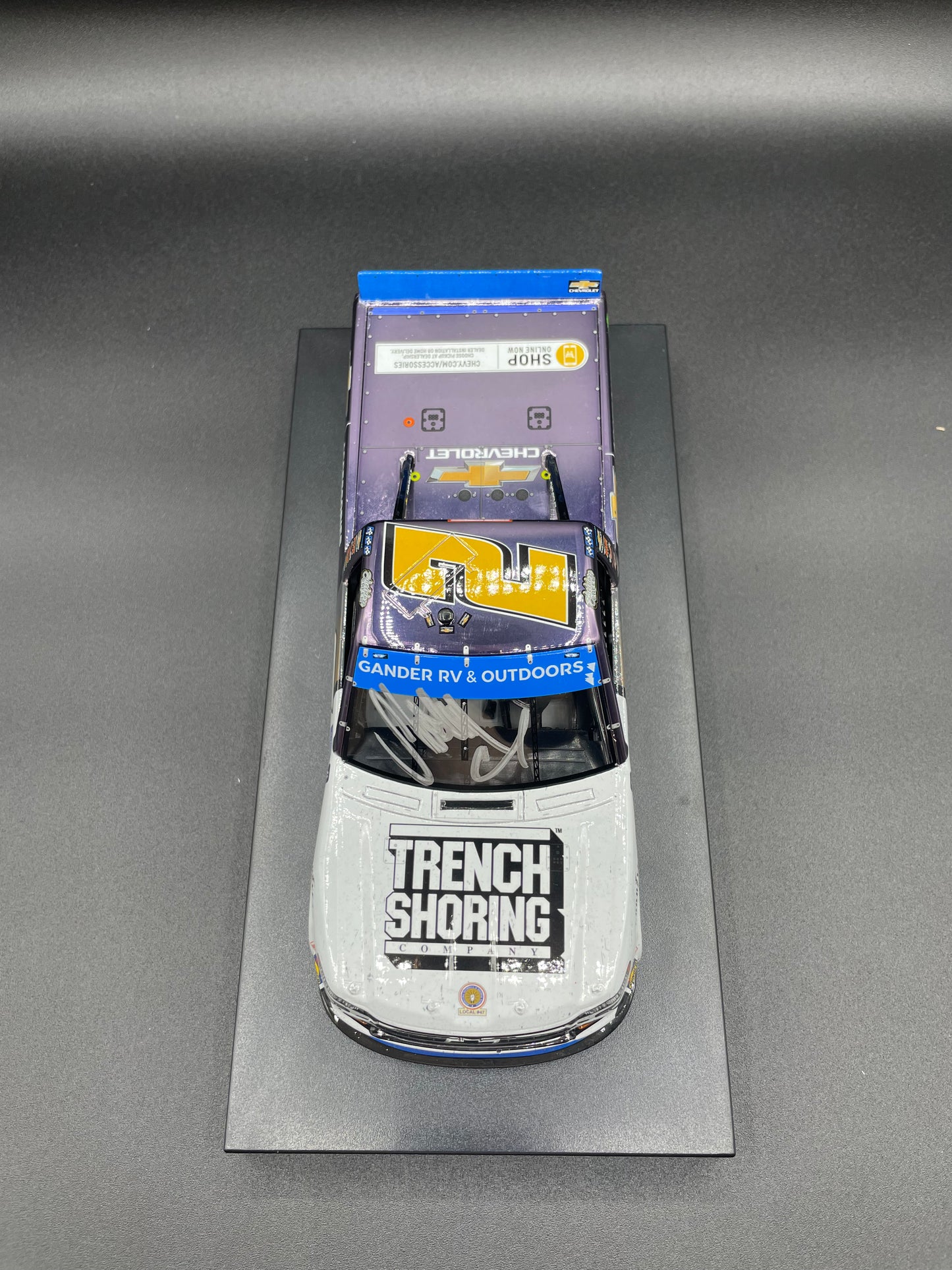 Sheldon Creed Autographed 2020 Chevy Accessories Phoenix Playoff Race Win 1:24 Color Chrome Nascar Truck Series