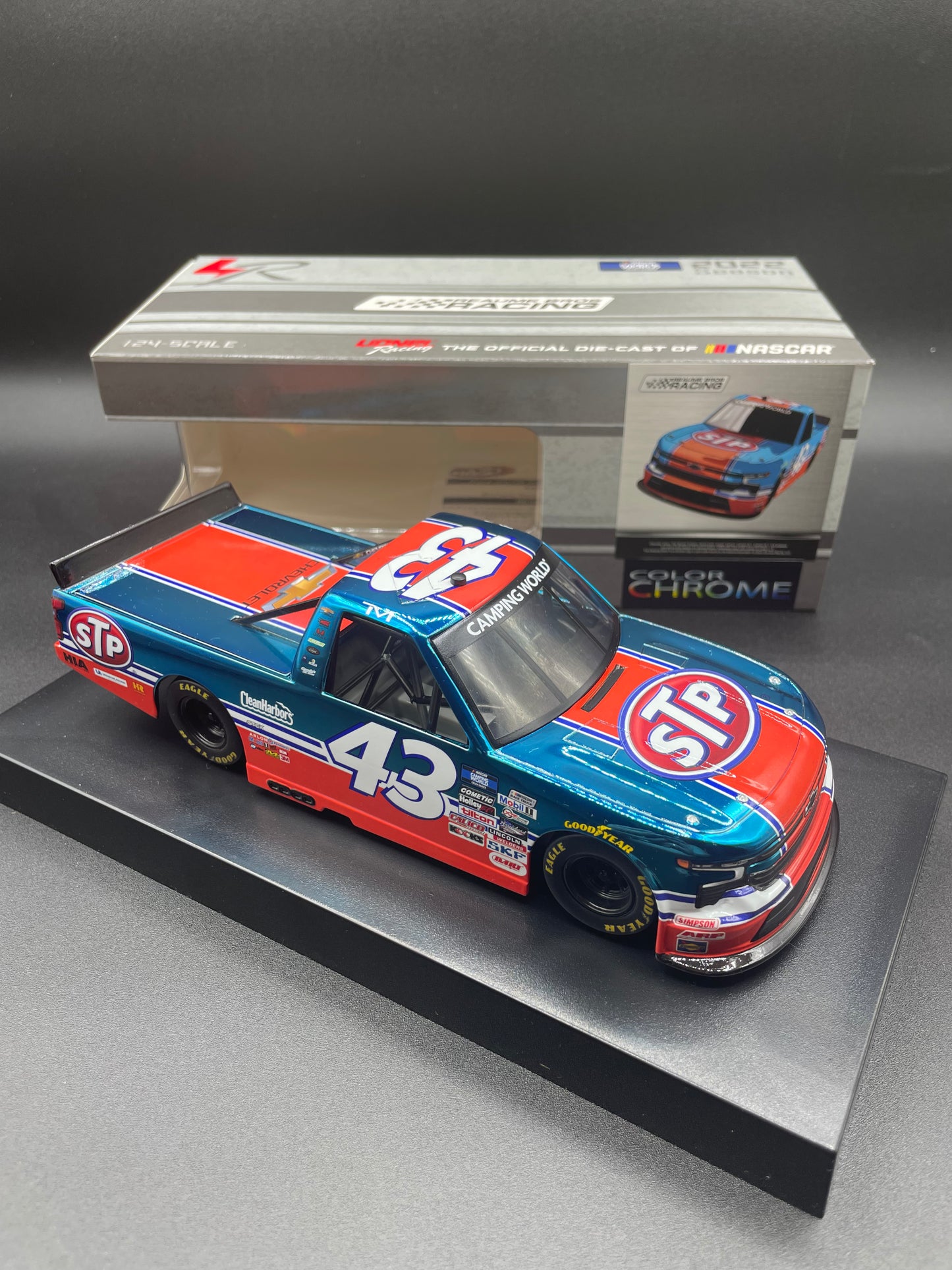 Thad Moffitt 2022 STP 1:24 Color Chrome Nascar Truck Series